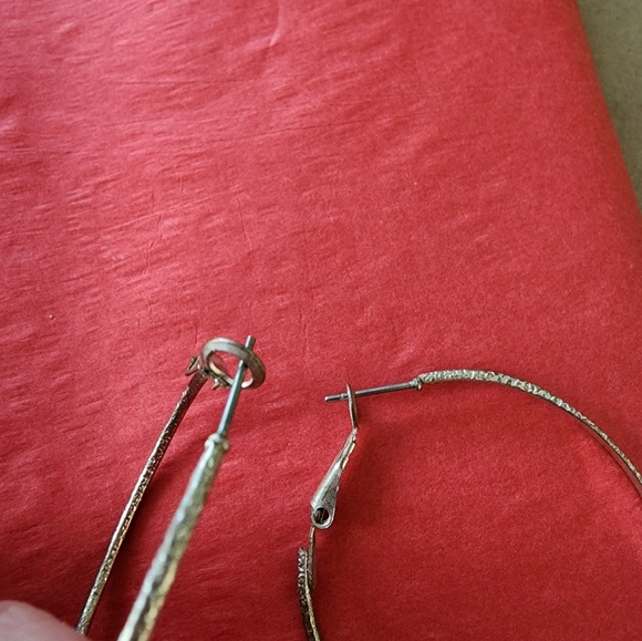 Small Silver Hoops - Picture 4 of 4